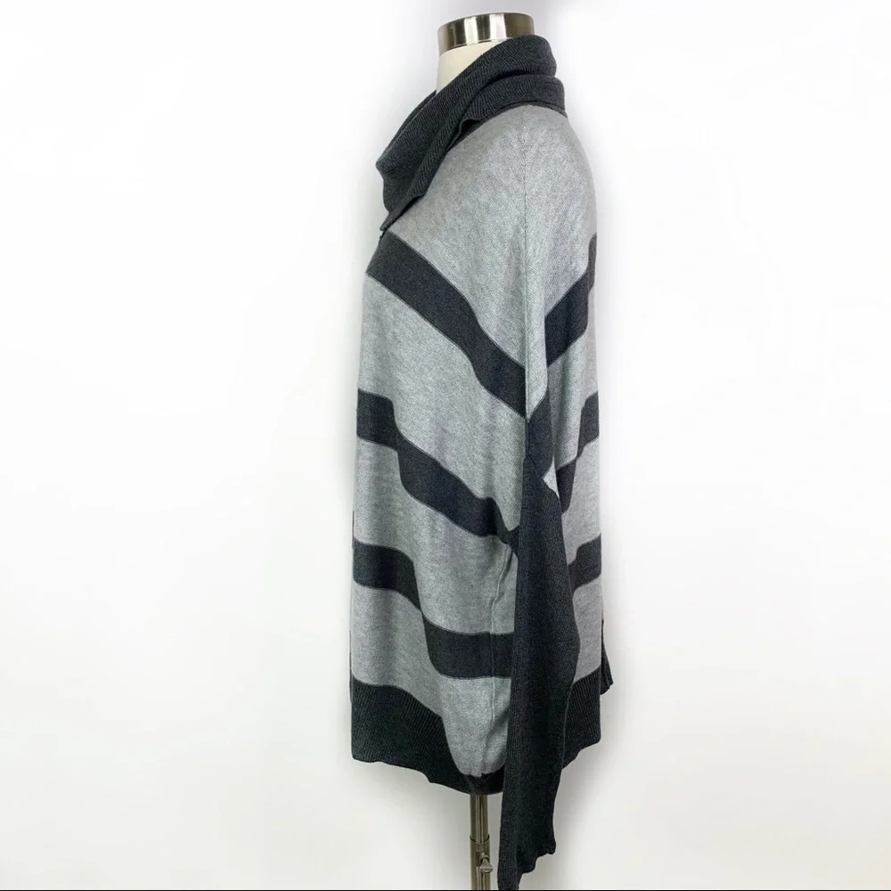 Stitch Fix l Colour Works Grey  Cowl Neck Sweater